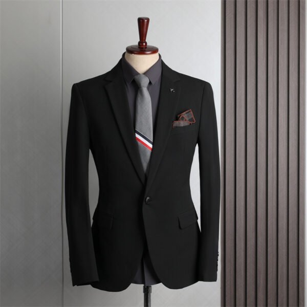 Plus Size Men's Business Casual Slim Wedding Groomsmen Dress Suit