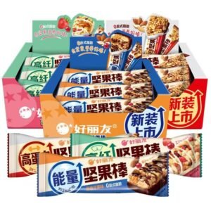 Barres quotidiennes aux noix - Barres de céréales aux amandes et aux arachides, 30 g x 9 bâtonnets 30g