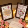 Mother's Day Pearl Diamond Painting DIY Kit with Wooden Frame