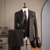 2025 Autumn and Winter Suit Men's High-End Double-Breasted Striped Suit Men's Suit Casual Groom's Wedding Dress