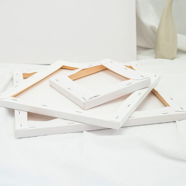 Cross-Border Blank Art Canvas Board with Solid Wood Frame