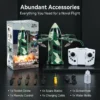 Foldable Spray Rocket Quadcopter Drone with Lights