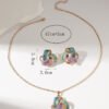 O1CN0164X78x1I8Qs2nP8Tx_2212514370848-0-cib Indian Palace Style 3D Flower Jewellery Set - Ring, Earrings & Necklace