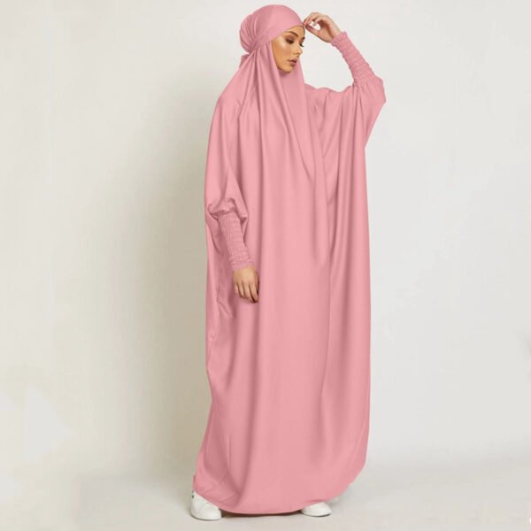 21484 New Solid Color Robe, Casual Everyday One-Piece Basic Style