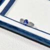 Blue Zircon Open Rings - Minimalist Adjustable Statement Ring Collection