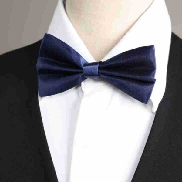Men's Tie Set - Business Blue Black Fashion Work Shirt Suit Tie Bow Tie