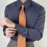 Men's Bamboo Fibre Shirt - Round Collar Wrinkle Resistant Long Sleeve Shirt