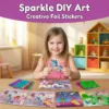 3D DIY Aluminum Foil Sticker Art Set - Kindergarten Craft Scene Kit