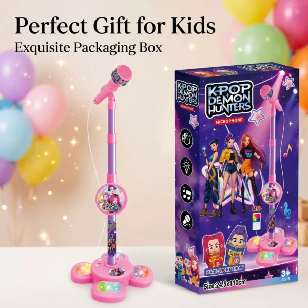 Light-Up Assembled Microphone Toy for Kids