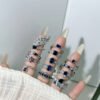 Blue Zircon Open Rings - Minimalist Adjustable Statement Ring Collection