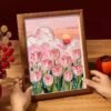 New Cross-Border Pearl Diamond Painting DIY Kit, Small Size with Frame
