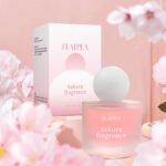 Pink Sakura Cherry Blossom Perfume Spray 50ml, Natural Fresh Fragrance, Alcohol-Free
