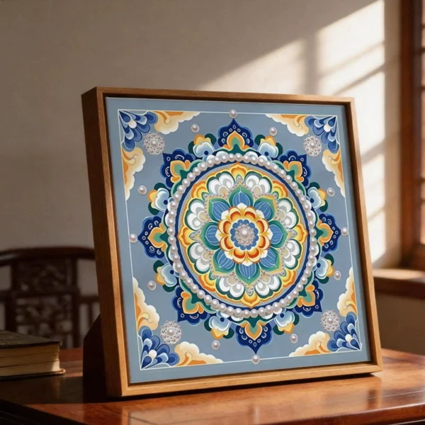 Chinese-Style Imitation Song Brocade Pearl Diamond Painting DIY Kit