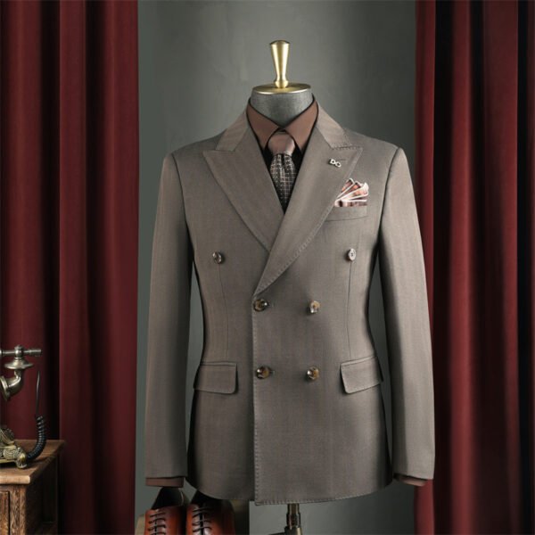 High-End Wine Red Suit Men's Suit Wedding Groomsmen Suit Business Casual High-Quality Professional Suit Suit Men