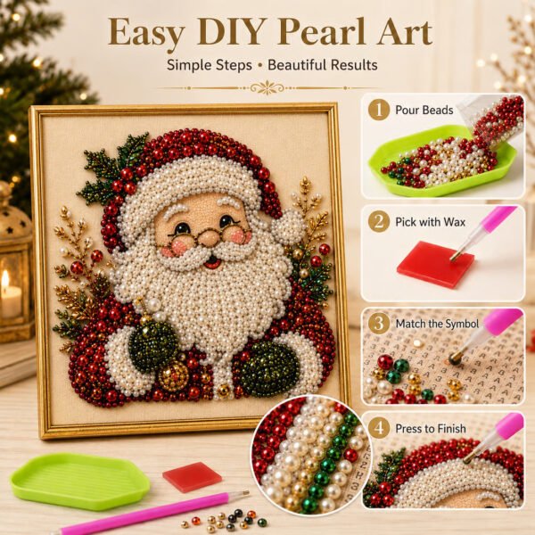Cross-Border Christmas Pearl Diamond Painting Art Kit