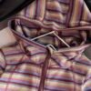 O1CN019vwzXR1CSEPnq9rYn_2218561860079-0-cib Girls Rainbow Hooded Top - Long Sleeve Striped Zip Hoodie, Korean Style
