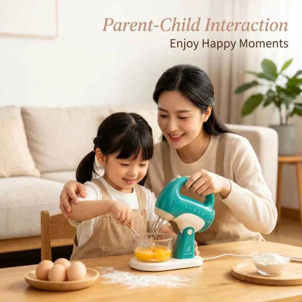 Mini Electric Play Kitchen Egg Beater Toy
