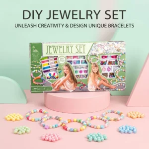 DIY Beaded Jewelry Making Kit for Kids