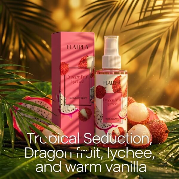 Lychee Dragon Fruit Perfume Spray 100ml, Long-Lasting Fruity Scent