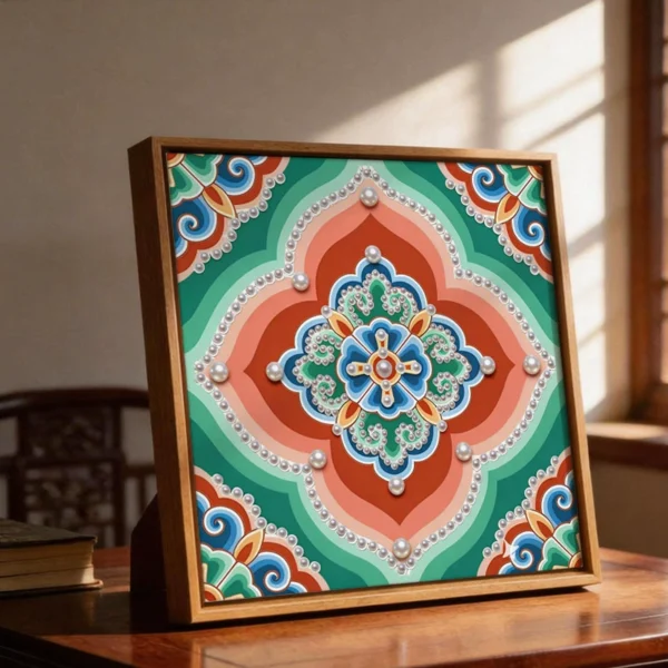 Chinese-Style Imitation Song Brocade Pearl Diamond Painting DIY Kit