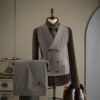 Striped Men's Suit Set – Business Casual Formal Wedding Banquet Suit (Plus Sizes M-7XL)