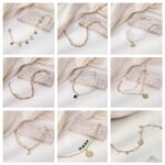 Bohemian Pearl Tassel Bracelet Collection, Sunflower & Daisy Light Luxury Stacked Chain Bracelets