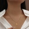 European Foreign Trade Golden Cartoon Necklace Halloween Witch Clavicle Chain Pendant 3 European Foreign Trade Golden Cartoon Necklace Halloween Witch Clavicle Chain Pendant