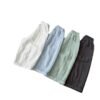 Children's Solid Color Linen Cool Pants, Casual Breathable Pants