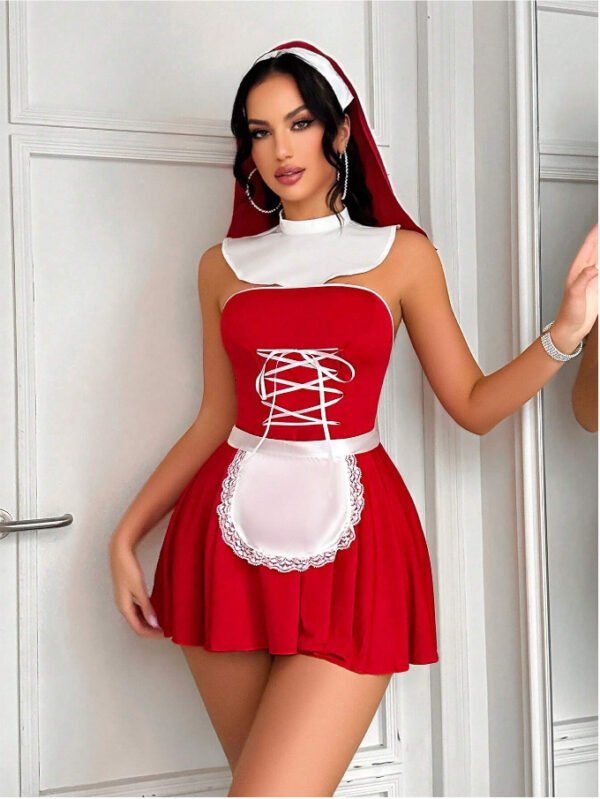 Cross-Border Foreign Trade European and American New Sexy Lingerie Sexy Female Maid Temptation Sexy Uniform Suit