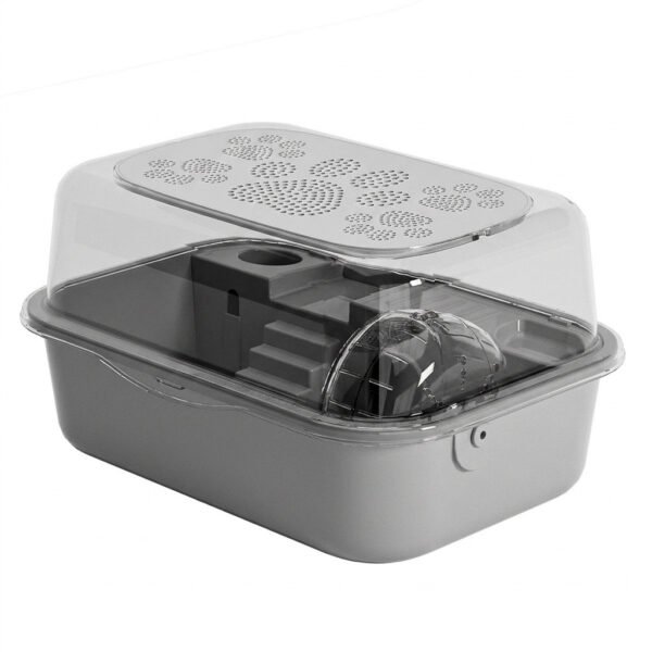 Plastic Hamster Cage Transparent Panoramic Luxury Villa Golden Hamster Double-Layer Extra-Large Space Three-Line Rat Pet Supplies