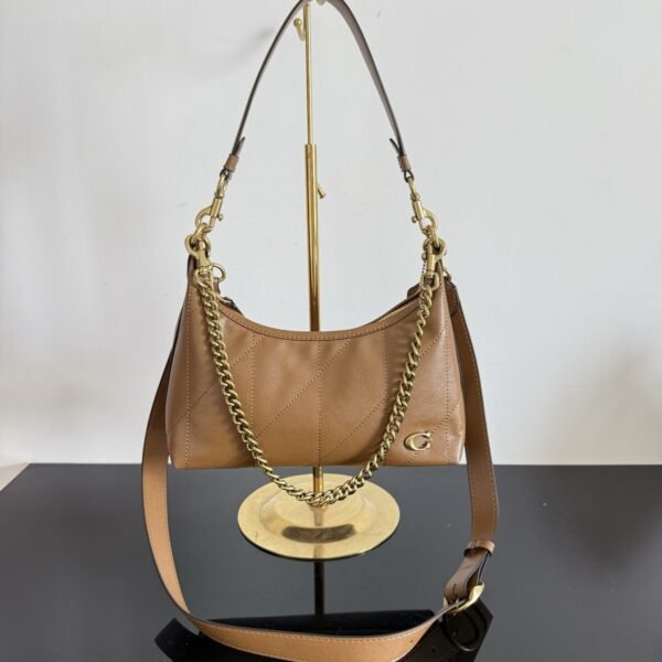 2026 New Quilted Diamond-Pattern Vintage Underarm Bag, Chain Crossbody Bag, High-End Look