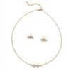 Copper Alloy Glasses-Shaped Zircon Fashion Necklace Korean Jewelry 5 Copper Alloy Glasses-Shaped Zircon Fashion Necklace Korean Jewelry