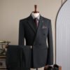 Coffee Suit Set – Men's Business Formal Groom & Groomsman Wedding Suit