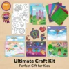 3D DIY Aluminum Foil Sticker Art Set - Kindergarten Craft Scene Kit