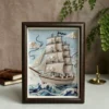Star & Landscape Pearl Diamond Painting DIY Kit, Small Size with Frame