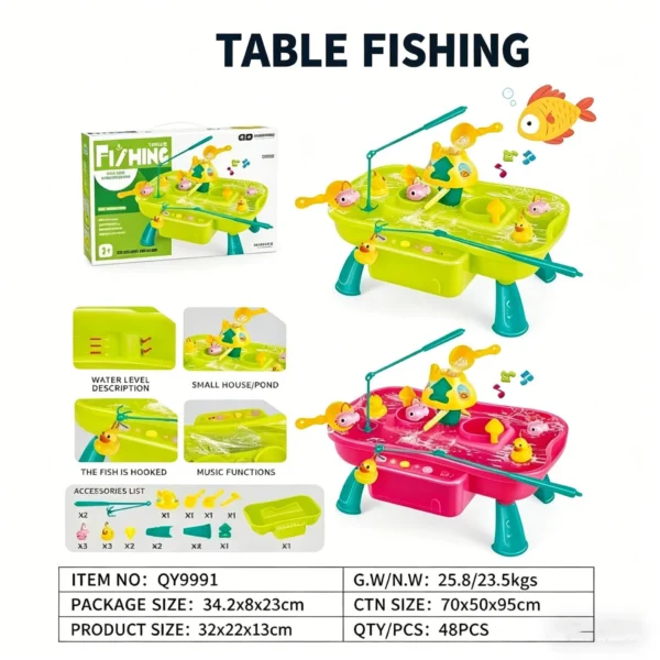 O1CN01EyHH742EcQeXGneKT_2222124958765-0-cib.jpg_ Electric Fishing Platform with Circulating Water - Kids Musical Fishing Play Table