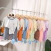 Tencel Modal Seven-Point Sleeve Home Clothes Set, Summer Pajamas for Kids