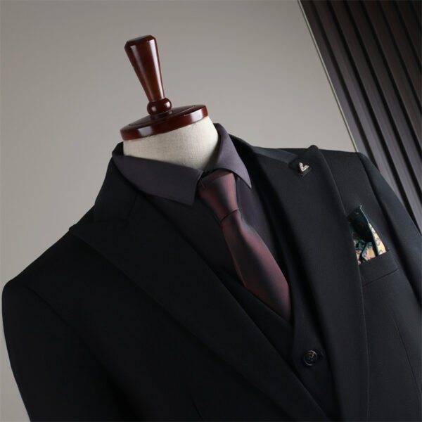 Men's Small Suit Set, New Autumn Style, Groomsmen's Suit, Wedding, Business Casual, Work, Notch Lapel Suit, Slim Fit