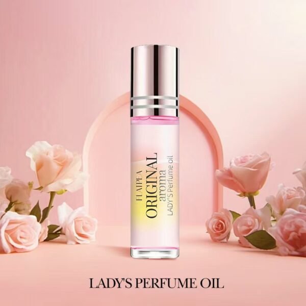 Women's Vanilla Floral Roll-On Perfume 10ml, Alcohol-Free, Fresh Fragrance