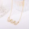 Little Butterfly Necklace Earrings Ring Three-Piece Set Fashionable Simple