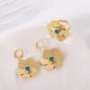 Temu Dropshipping Copper Alloy Four-Piece Set Flower Necklace Multi-Layer Earrings Hot-Selling Artistic Retro Style 4 Temu Dropshipping Copper Alloy Four-Piece Set Flower Necklace Multi-Layer Earrings Hot-Selling Artistic Retro Style