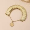 Middle Eastern Cross-Border Vintage Coin Bracelet, Gold-Plated Ethnic Style