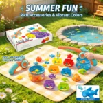 Magnetic Fishing Tank Toy - Kids Simulated Fishing Play Set