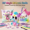DIY Spray Color Plush Toy Set - Paintable Bag, Scarf, Hat & Pillow