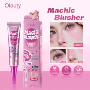 Fard à joues crème changeant de couleur - Fard à joues mat réactif à la température