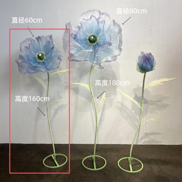 O1CN01HMEd3Q2LwJ6weFiR2_3520259756-0-cib Giant Artificial Poppy Flowers - Wedding Aisle, Stage & Window Display Props