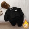 Kids Fleece-Lined Sweatshirt Set - Sports Two-Piece, Boys & Girls