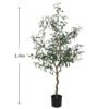 Artificial Pieris Tree - Faux Lily of the Valley Shrub Floor Plant