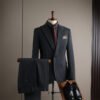 Men's Suits, Slim-Fit Korean-Style Professional Suits, Men's Business Formal Wear, High-Quality Groom's Wedding Attire, Ready Stock