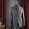 High-End Suit for Men, Pure Gray, Wrinkle-Resistant, Slightly Elastic, Formal Wear, Groom, Wedding, Best Man, Suit Set for Men